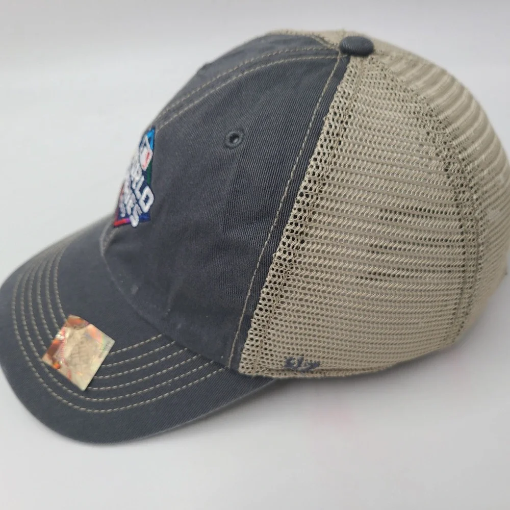 Houston Astros Hat Snapback Trucker Mesh 47 Brand Gray Tan MLB World Series 2019